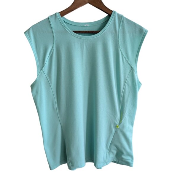 Lululemon Cap Sleeve Hiking Tank Top Wild Mint Green Rel: 7/22 Women's size 10 - Picture 2 of 10